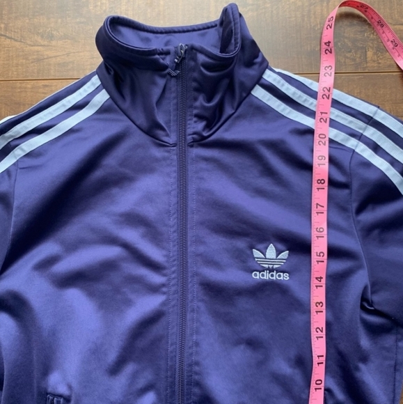 Adidas Firebird TT Zip Up Track Jacket in "Fresh Ink", Size Medium - Picture 12 of 14